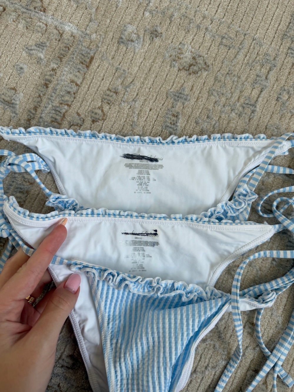 Frankie’s Bikini Mackenzie Ruffle String Bikini Bottom - Picture 6 of 8